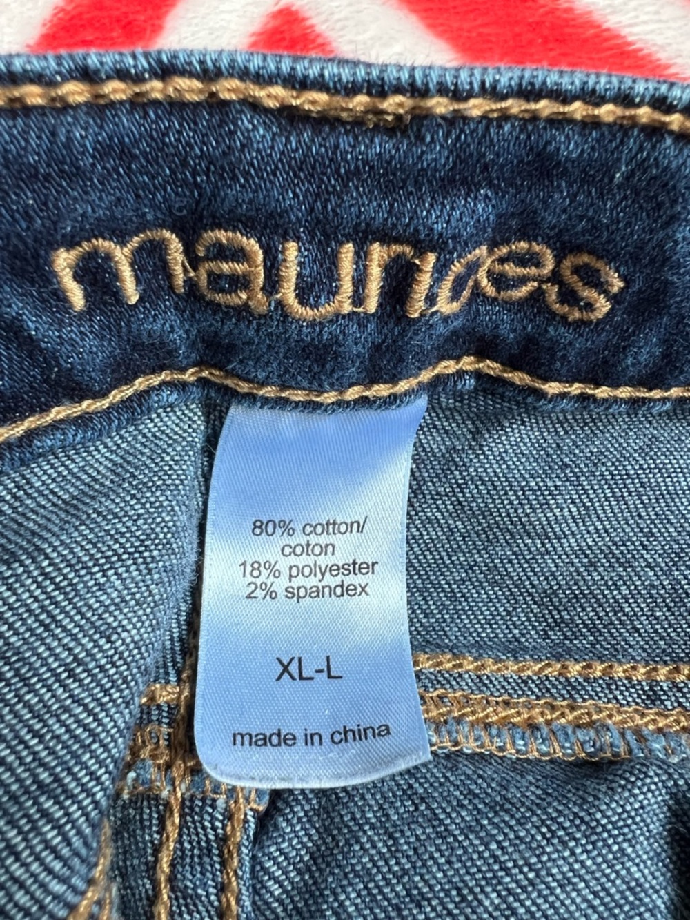 Maurices Dark Blue Skinny Jeans XL Long - Picture 3 of 3